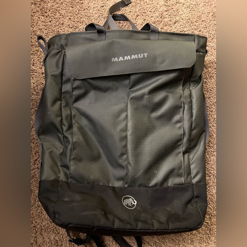 Mammut Men's Gray Climbing Neon Shuttle S 22 Backpack